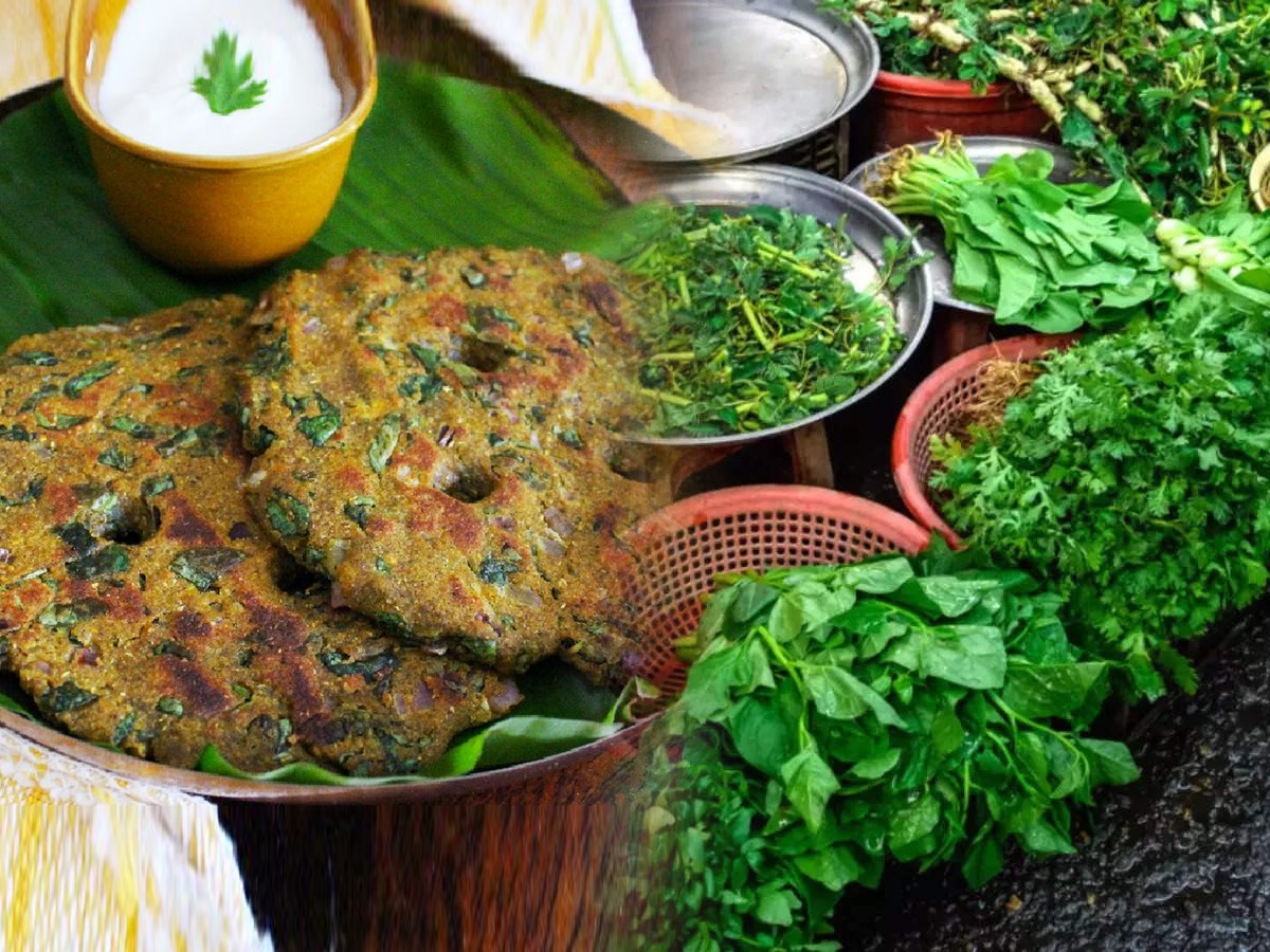 पालेभाजीची थालीपीठ