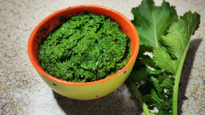 सरसों के पत्तो की चटनी