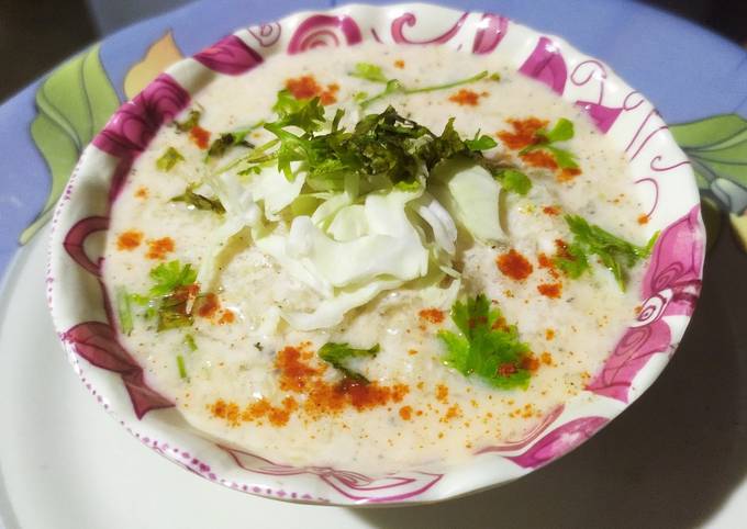 बन्दगोभी का रायता