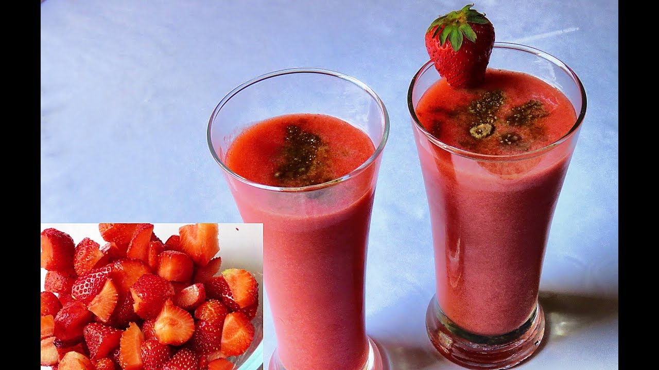 स्ट्रॉंबेरी जूस