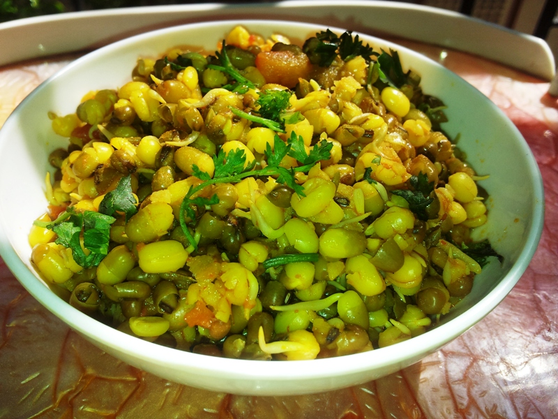 अंकुरित मूंग दाल