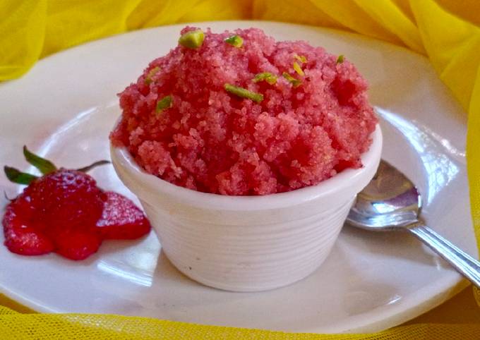 स्ट्राबेरी हलवा