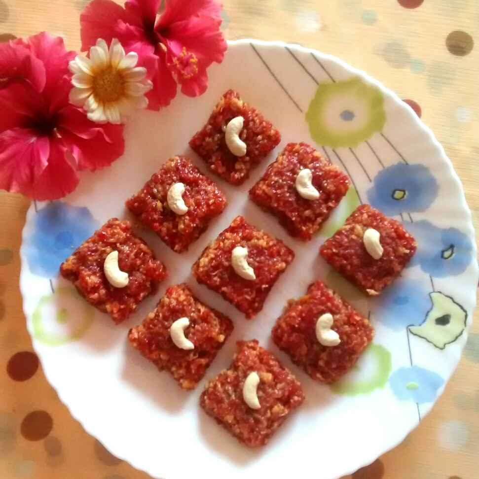 गाजर की बर्फी