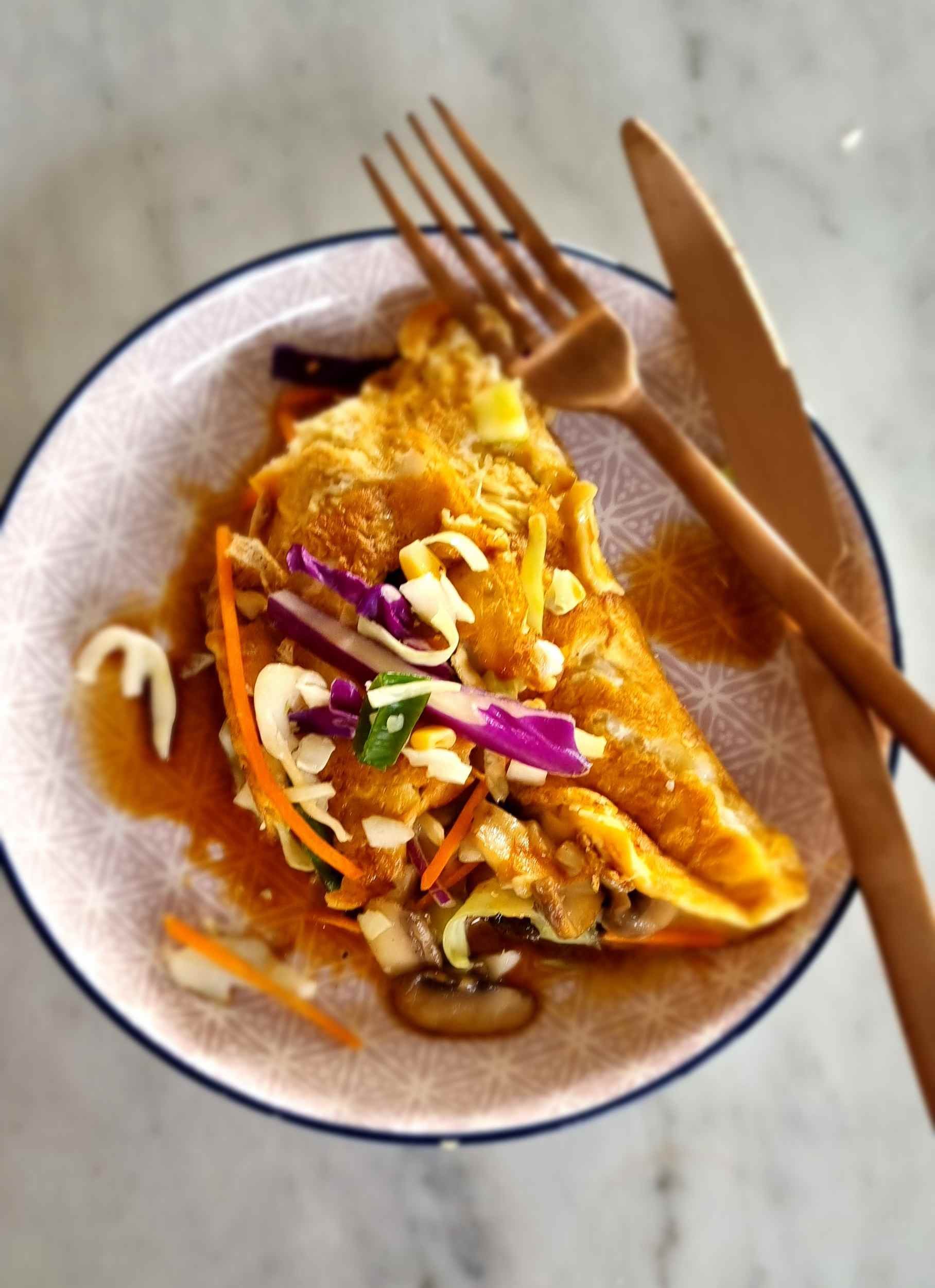 जायकेदार मशरूमी ऑमलेट