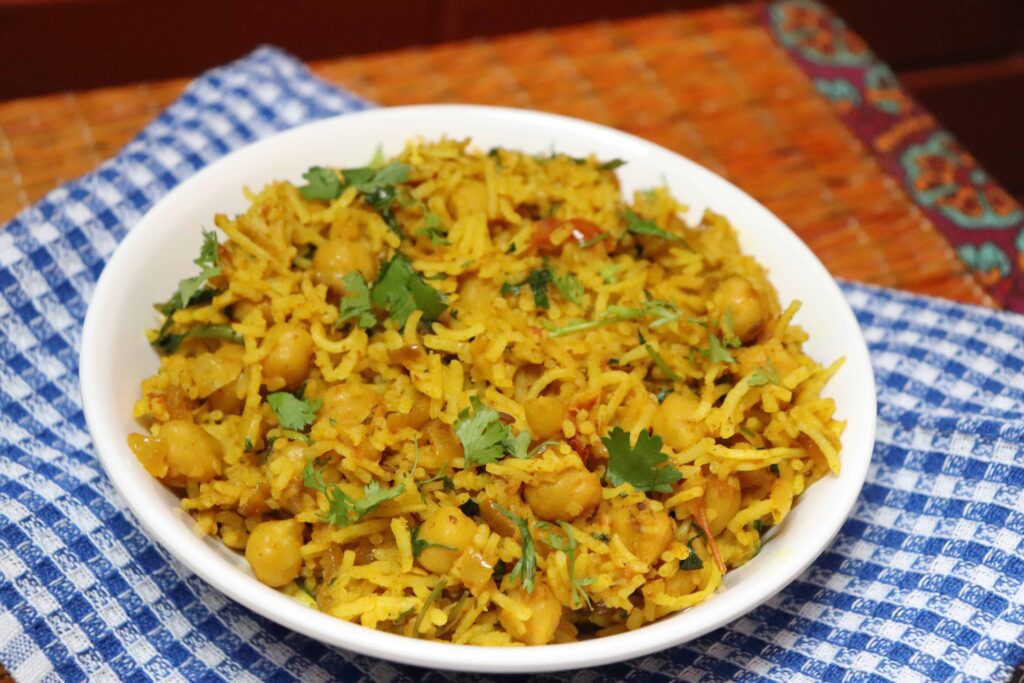 काबुली चने का पुलाव